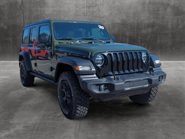 used 2020 Jeep Wrangler Unlimited car, priced at $29,991