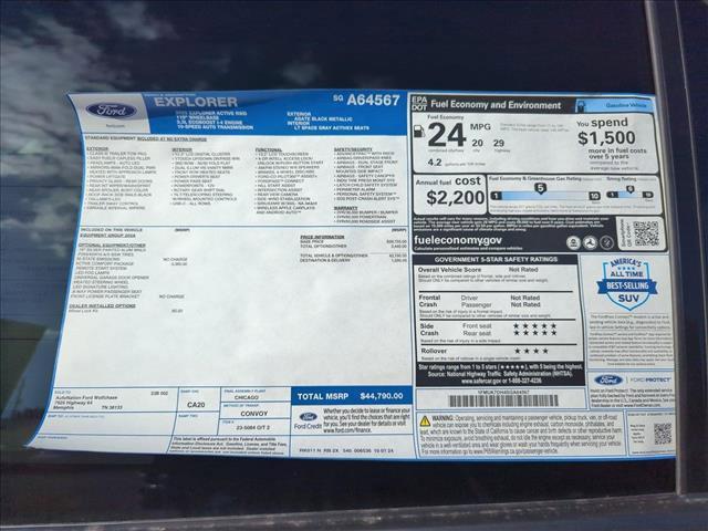 new 2025 Ford Explorer car, priced at $43,790