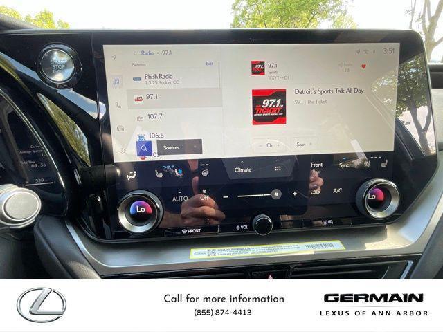 new 2025 Lexus TX 350 car, priced at $63,090