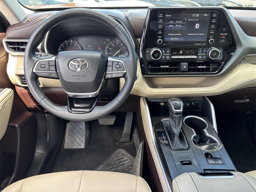 used 2021 Toyota Highlander car, priced at $27,991