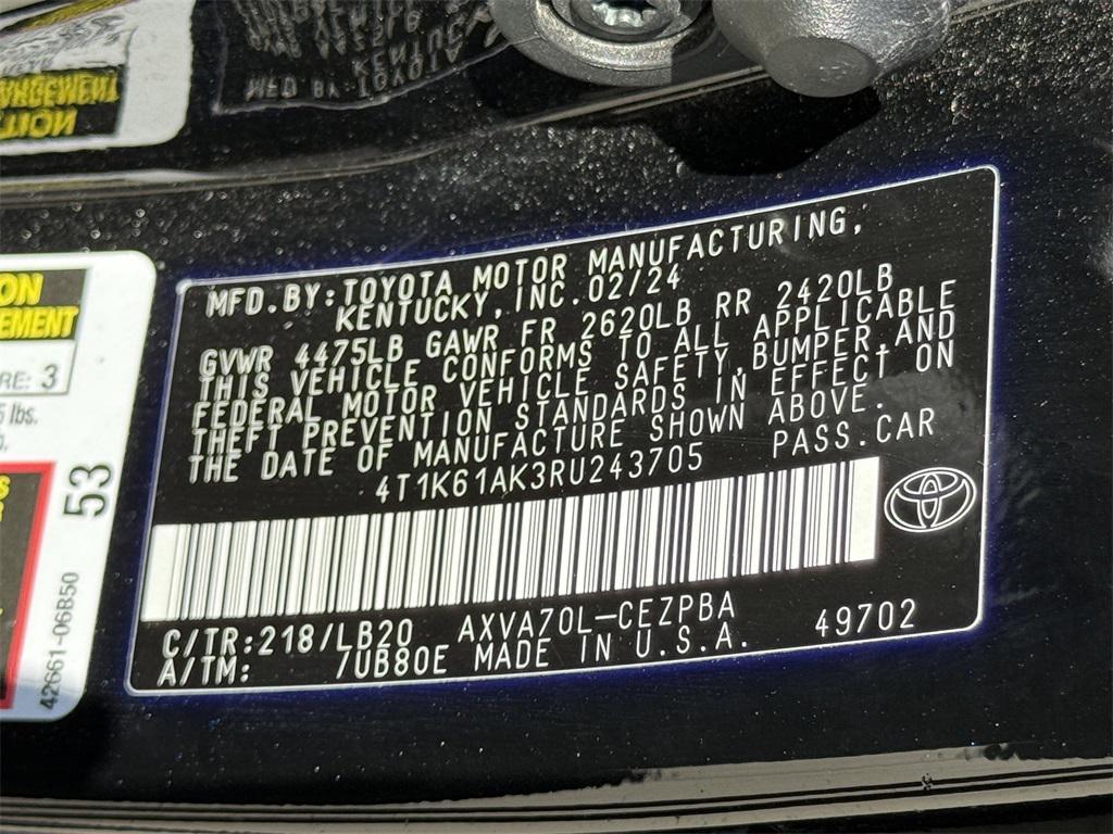 used 2024 Toyota Camry car, priced at $29,991