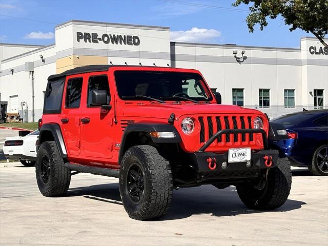 used 2018 Jeep Wrangler Unlimited car, priced at $24,492