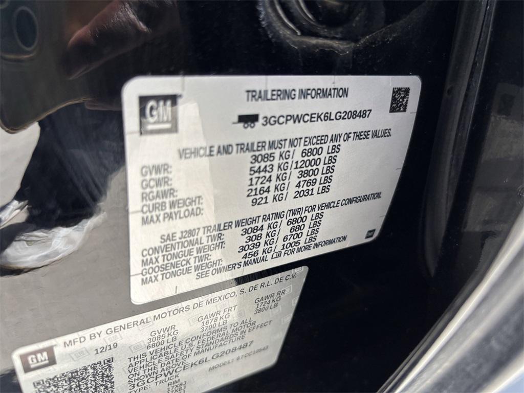 used 2020 Chevrolet Silverado 1500 car, priced at $28,414