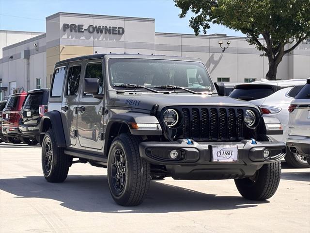 used 2023 Jeep Wrangler 4xe car, priced at $30,681