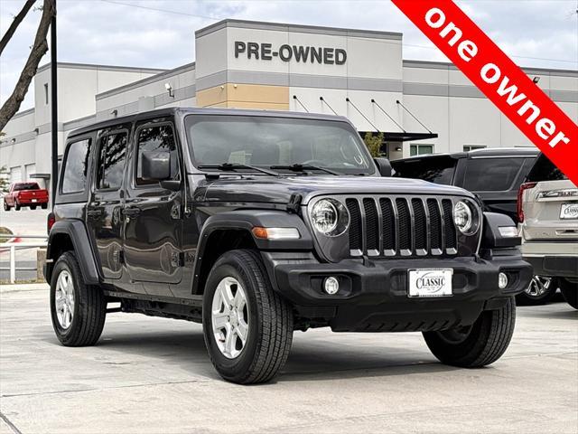 used 2022 Jeep Wrangler Unlimited car, priced at $32,492