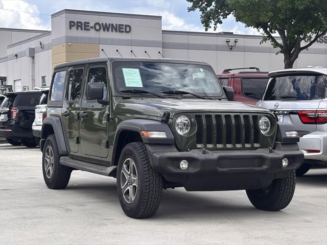 used 2021 Jeep Wrangler Unlimited car, priced at $31,671