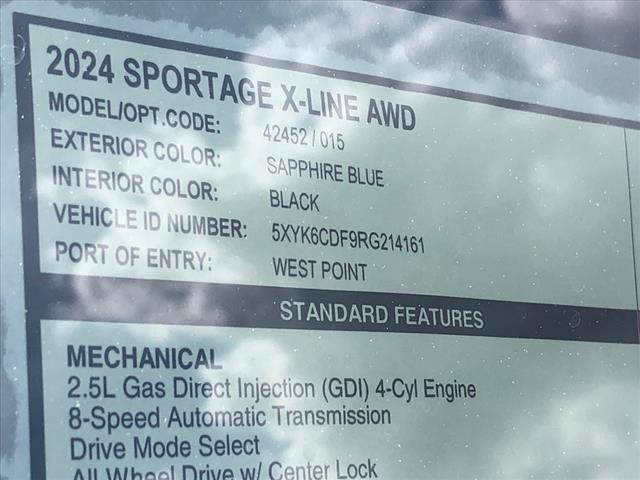new 2024 Kia Sportage car, priced at $34,715