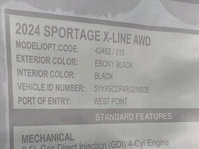 new 2024 Kia Sportage car, priced at $34,715