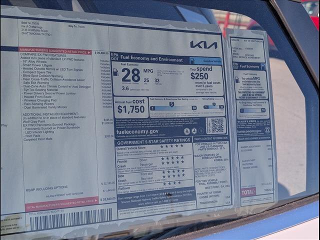 new 2026 Kia Sportage car, priced at $32,105