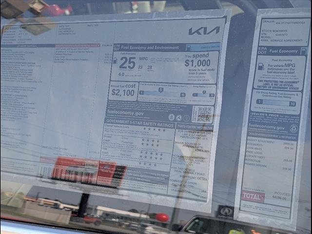new 2025 Kia Sorento car, priced at $37,155