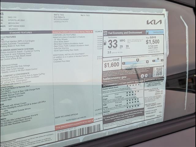 new 2025 Kia K4 car, priced at $23,290