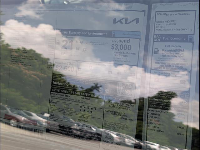 new 2025 Kia Carnival car, priced at $41,175