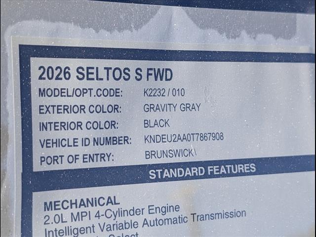 new 2026 Kia Seltos car, priced at $25,705