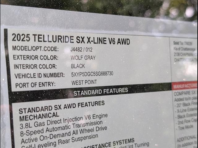 new 2025 Kia Telluride car, priced at $49,911