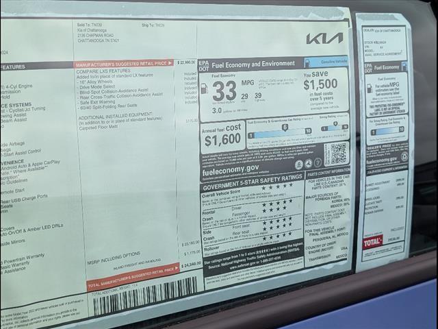 new 2025 Kia K4 car, priced at $23,190