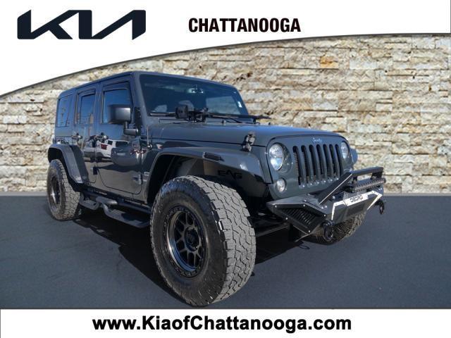 used 2017 Jeep Wrangler Unlimited car, priced at $20,991