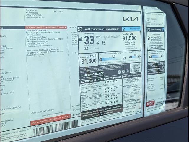 new 2025 Kia K4 car, priced at $24,140