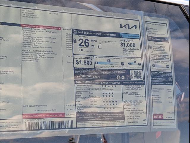 new 2026 Kia Sorento car, priced at $36,315