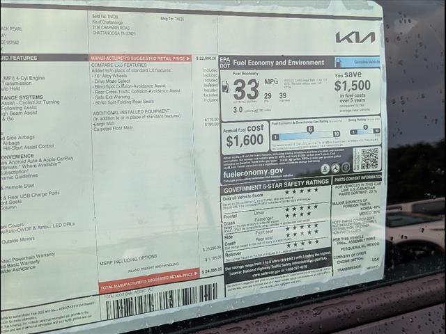 new 2025 Kia K4 car, priced at $23,335