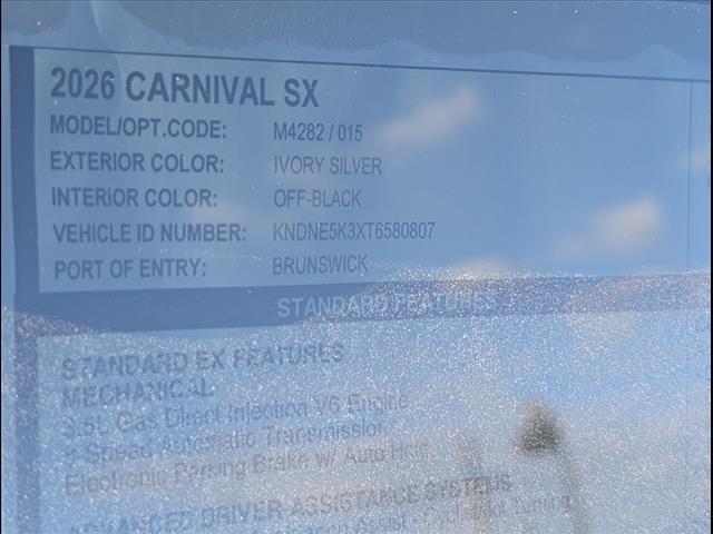 new 2026 Kia Carnival car, priced at $47,060