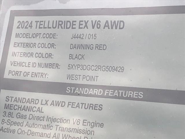 new 2024 Kia Telluride car, priced at $45,730