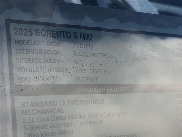 new 2025 Kia Sorento car, priced at $36,610