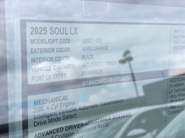 new 2025 Kia Soul car, priced at $21,535