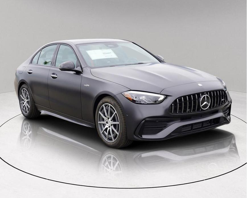 new 2025 Mercedes-Benz AMG C 43 car, priced at $66,027