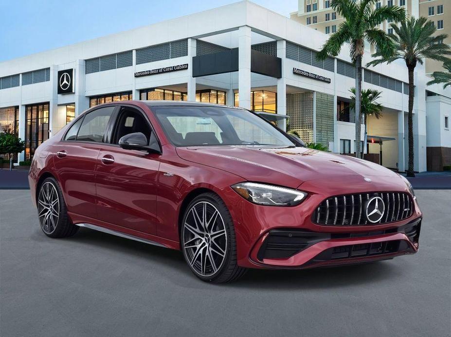 new 2024 Mercedes-Benz AMG C 43 car, priced at $69,310