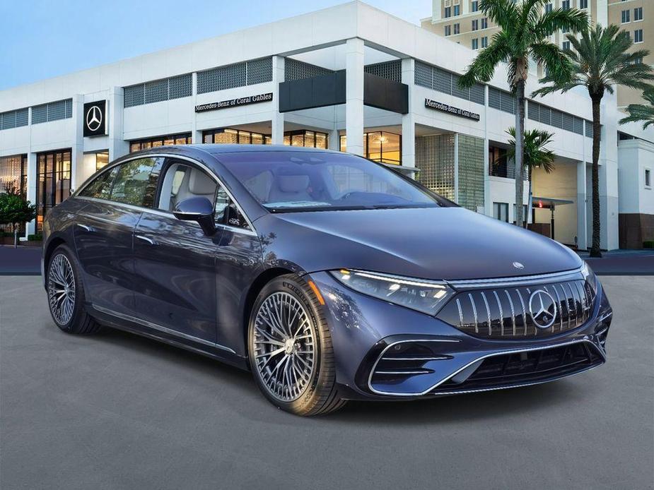 new 2024 Mercedes-Benz AMG EQS car, priced at $151,710