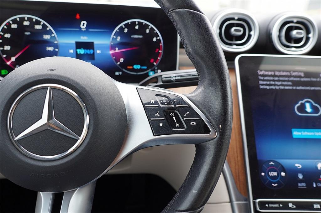 used 2022 Mercedes-Benz C-Class car, priced at $29,900