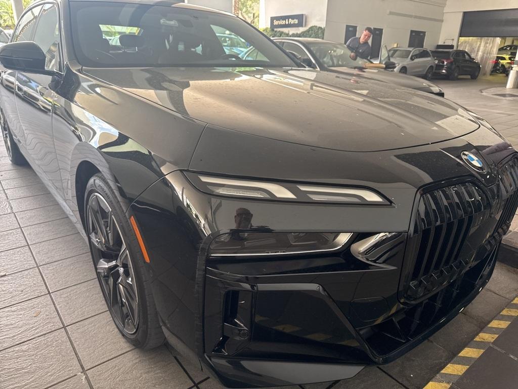 used 2024 BMW 740 car, priced at $74,995