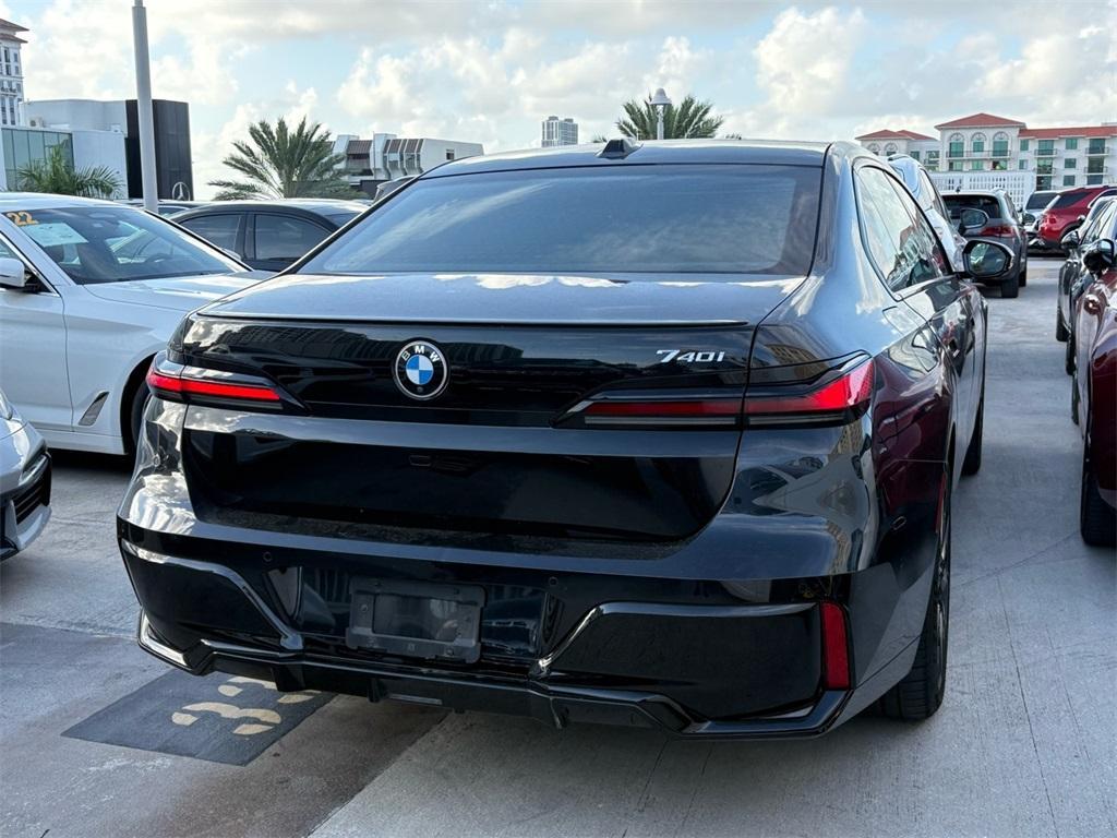 used 2024 BMW 740 car, priced at $74,995