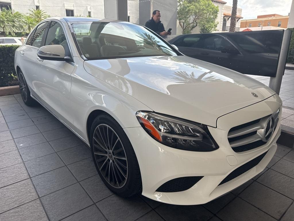 used 2021 Mercedes-Benz C-Class car, priced at $30,995