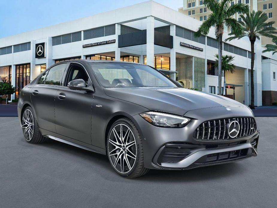new 2024 Mercedes-Benz AMG C 43 car, priced at $74,253
