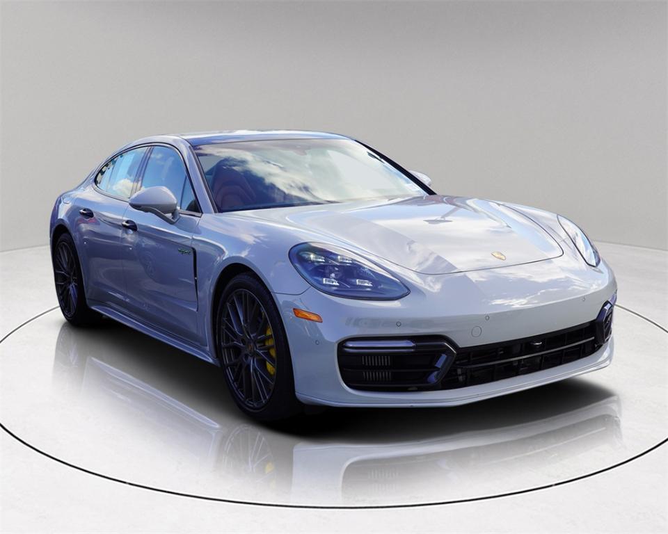 used 2022 Porsche Panamera e-Hybrid car, priced at $149,900