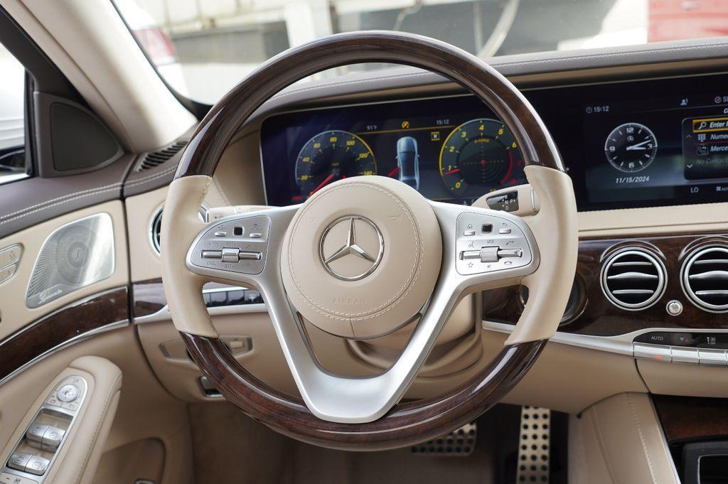 used 2020 Mercedes-Benz S-Class car, priced at $63,500