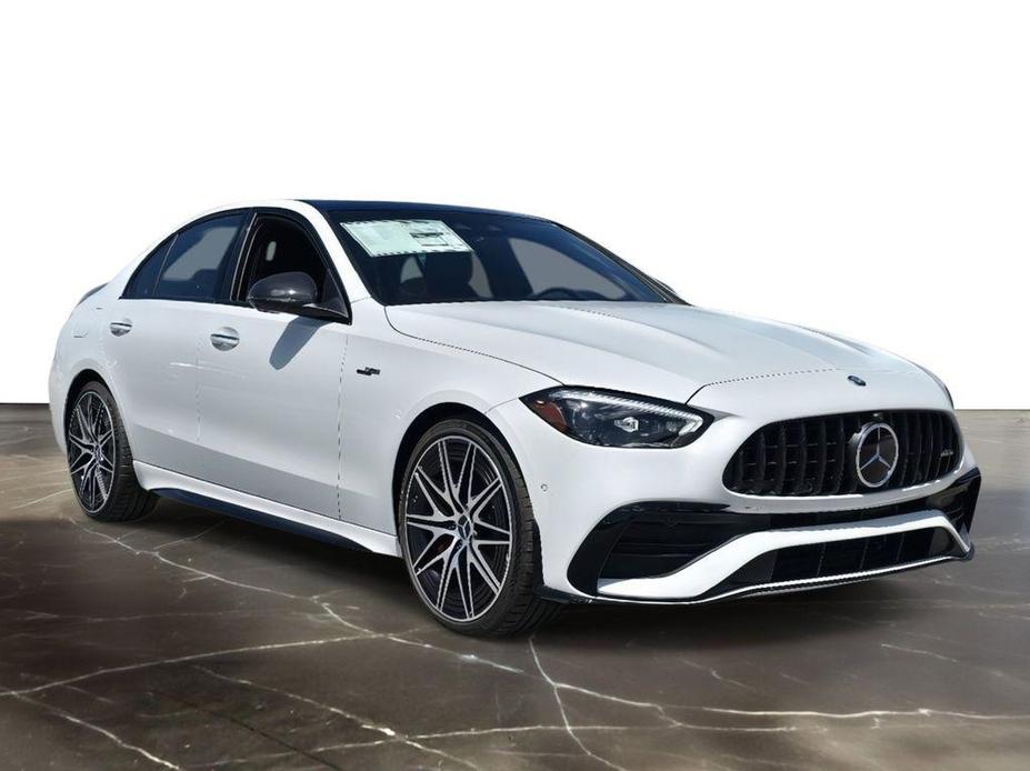 new 2024 Mercedes-Benz AMG C 43 car, priced at $79,685