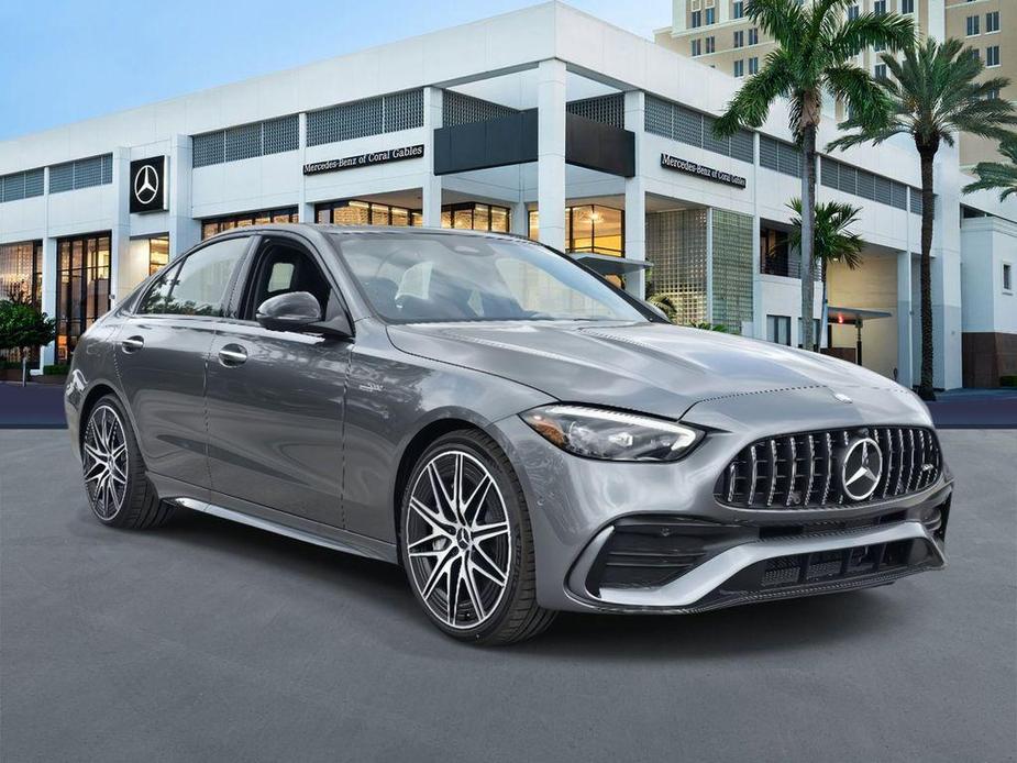 new 2024 Mercedes-Benz AMG C 43 car, priced at $68,370
