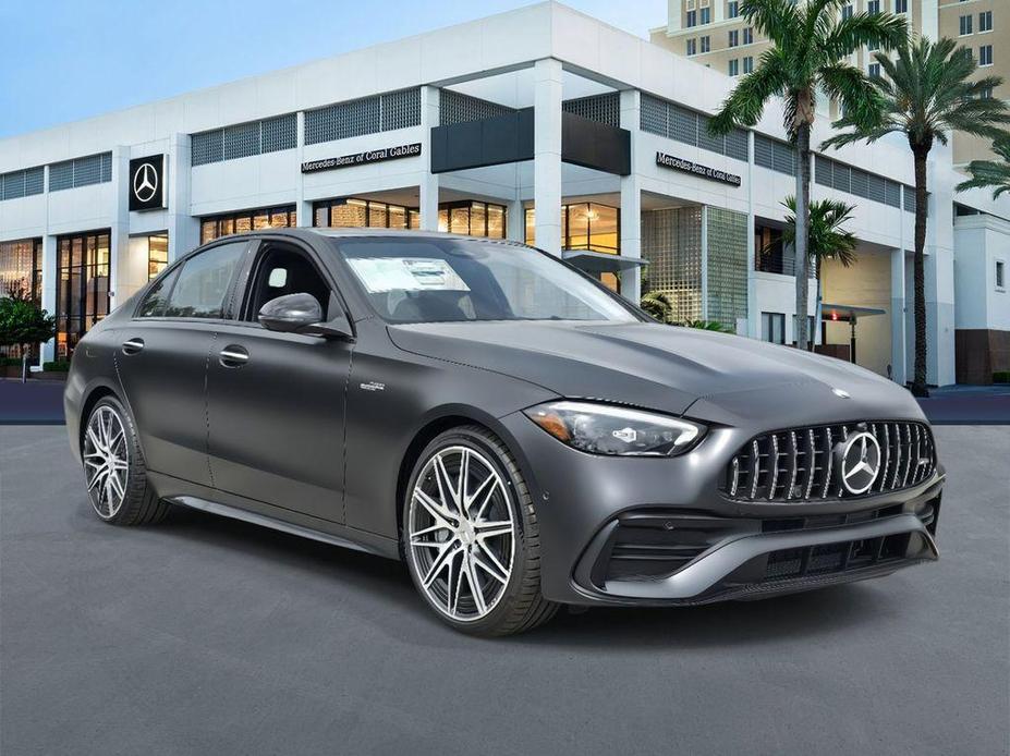 new 2024 Mercedes-Benz AMG C 43 car, priced at $70,373