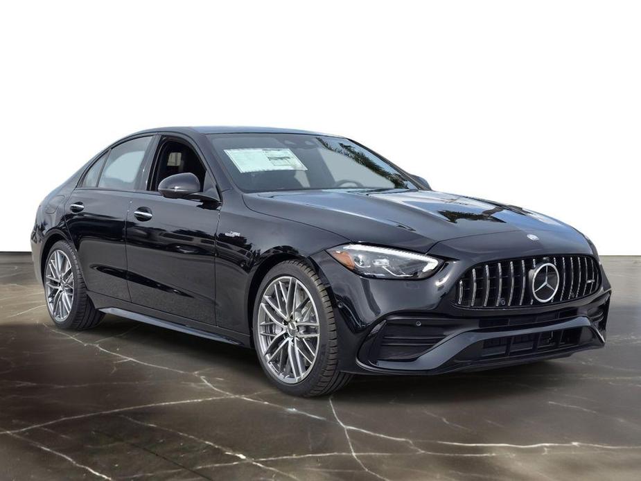 new 2024 Mercedes-Benz AMG C 43 car, priced at $67,050