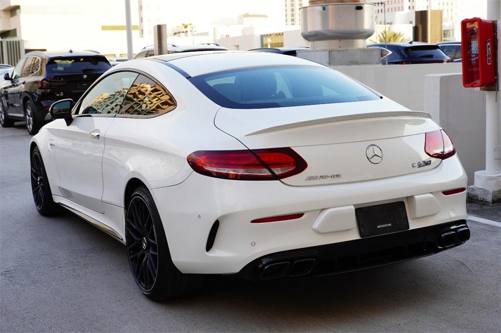 used 2021 Mercedes-Benz AMG C 63 car, priced at $65,900