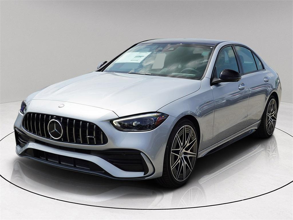 new 2025 Mercedes-Benz AMG C 43 car, priced at $70,028