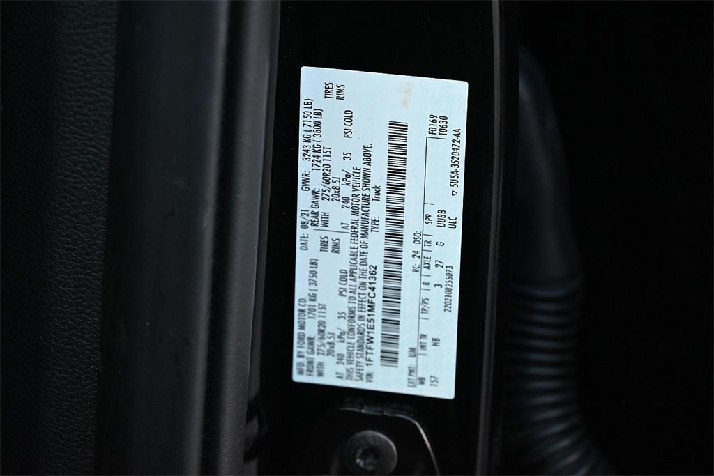 used 2021 Ford F-150 car, priced at $43,198