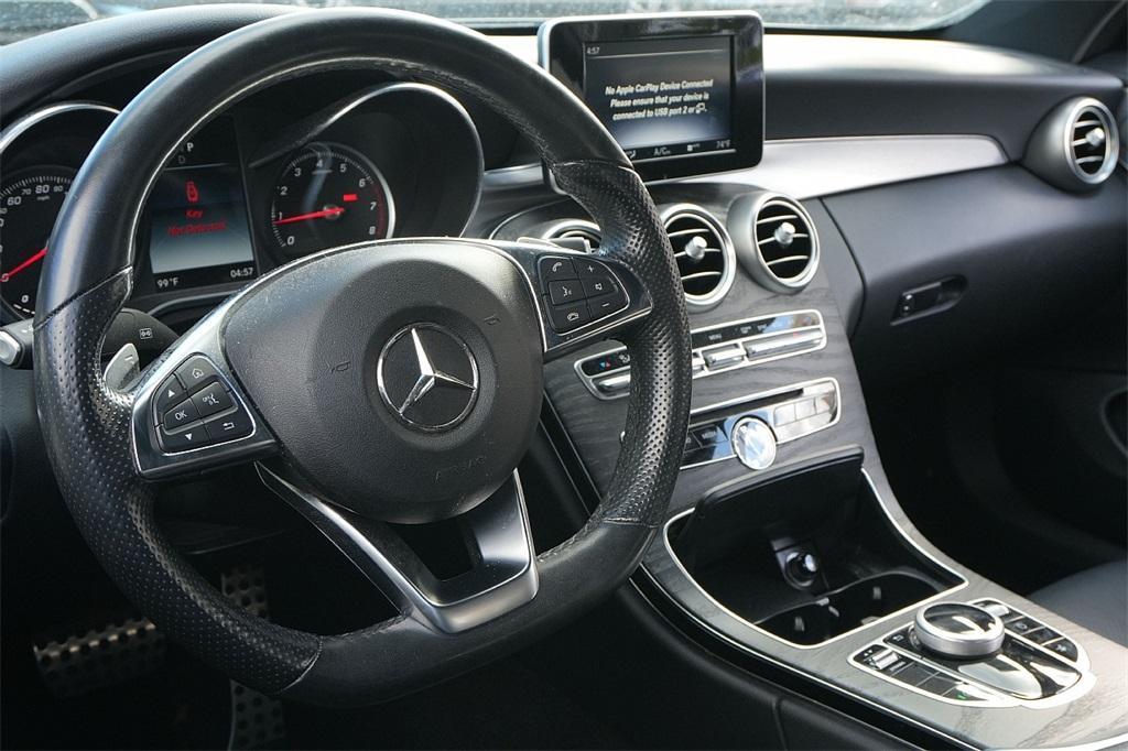 used 2018 Mercedes-Benz C-Class car, priced at $28,899
