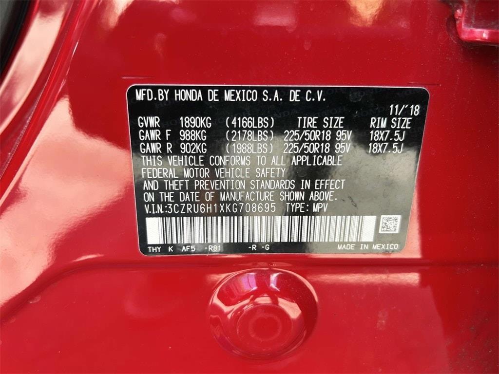 used 2019 Honda HR-V car, priced at $17,800