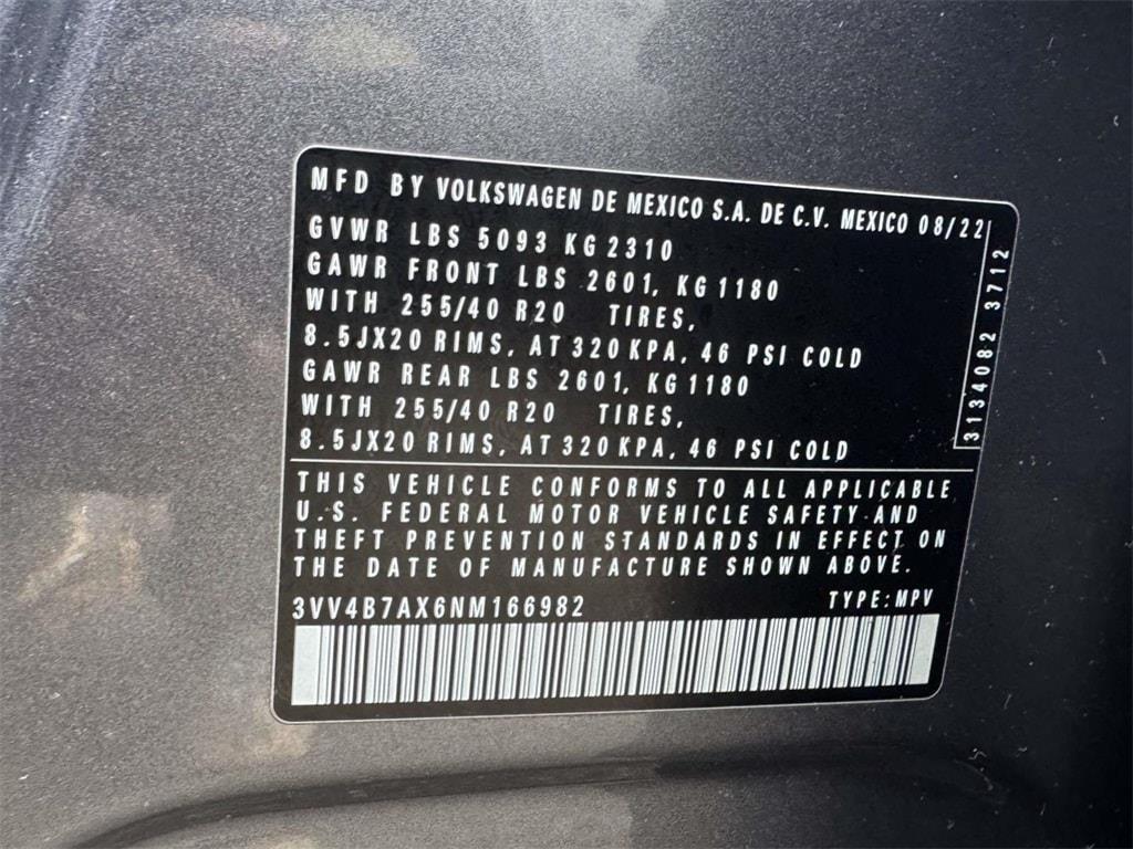 used 2022 Volkswagen Tiguan car, priced at $25,995