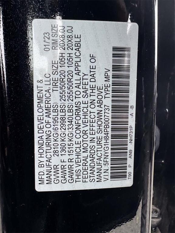 used 2023 Honda Pilot car, priced at $42,900