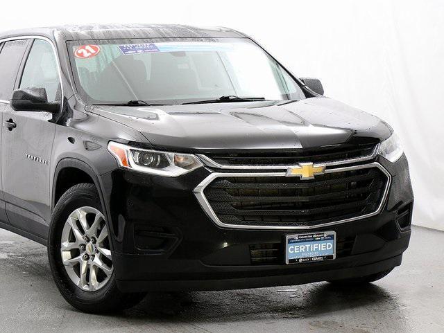 used 2021 Chevrolet Traverse car, priced at $22,975