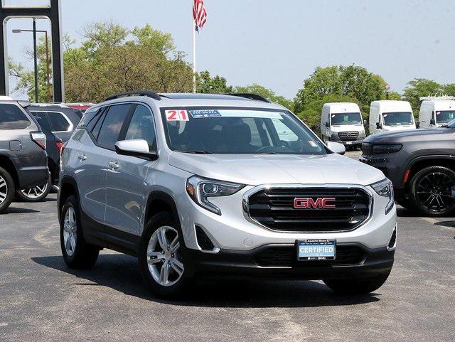 used 2021 GMC Terrain car, priced at $23,775